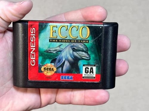 Ecco The Tides of Time - Authentic (Sega Genesis) Game Cartridge - Tested