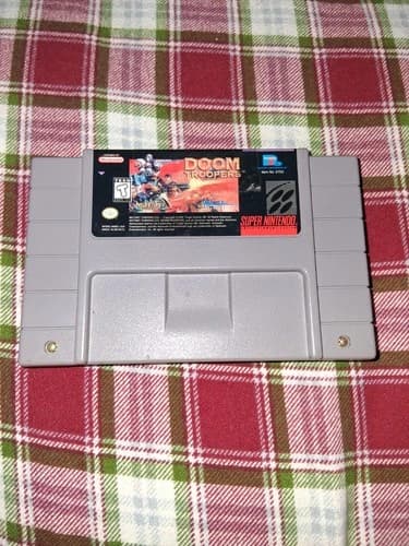 Playmates Doom Troopers Shooter Super Nintendo SNES NTSC-U/C Mutant Chronicles