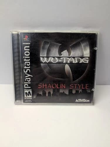 Wu-Tang: Shaolin Style (Sony PlayStation 1, 1999) PS1 Black Label CIB Tested