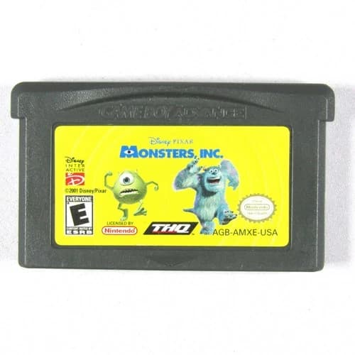 Monsters Inc Gameboy Advance Authentic Tested Cartridge Only