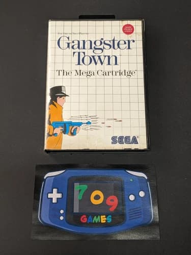Gangster Town (Sega Master System, 1987) CIB COMPLETE