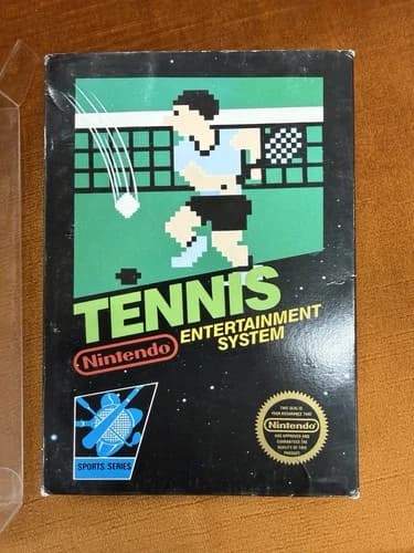 CIB Authentic NES Tennis Video Game Nintendo Entertainment System
