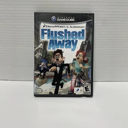 Flushed Away (Nintendo GameCube, 2006) Clean With Manual CIB
