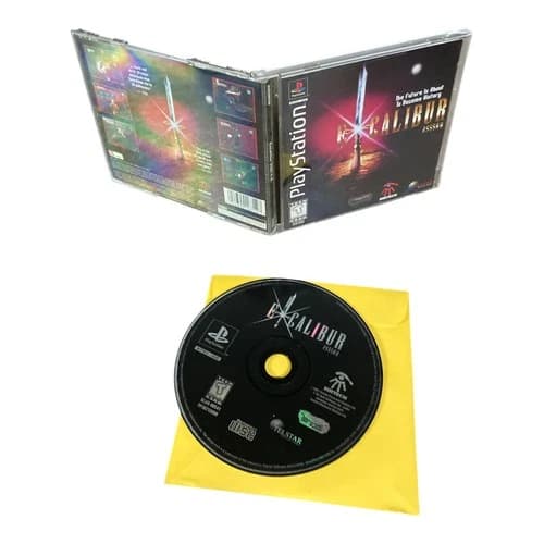 Sony PlayStation 1 PS1 CIB COMPLETE TESTED Excalibur 2555 AD