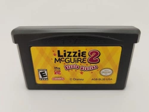 LIZZIE MCGUIRE 2 LIZZIE DIARIES NINTENDO GAME BOY ADVANCE VIDEO GAME "LOOSE"