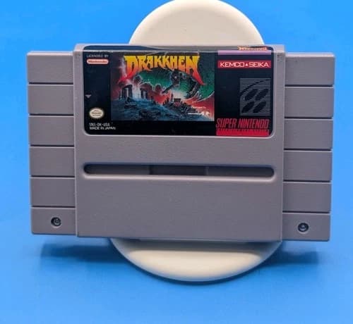 Drakkhen (SNES) Authentic, Tested, Working!