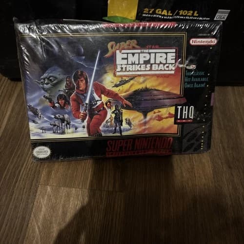 Super Star Wars: The Empire Strikes Back (Super Nintendo SNES 1993) Complete JVC