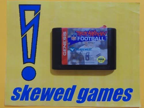 Troy Aikman NFL Football - Cart Only - Genesis Sega