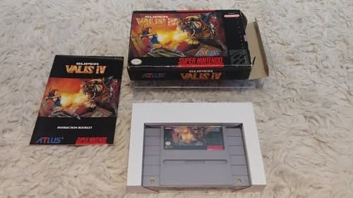 Super Valis IV 4 ~ Super Nintendo ~ SNES ~ Complete ~ CIB ~ Box Manual Game ~