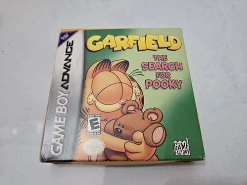 Garfield: The Search for Pooky GBA Complete CIB Game Boy Advance Video Game