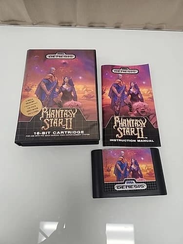 Phantasy Star II (Sega Genesis, 1989) Complete