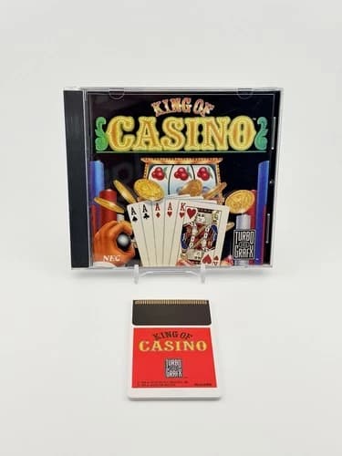 King Of Casino Turbografx-16 (TurboGrafx-16, 1990) CIB Tested Working Free Ship
