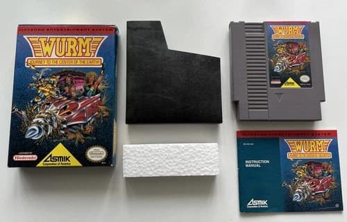 Wurm: Journey to the Center of the Earth (Nintendo NES, 1991) CIB Complete