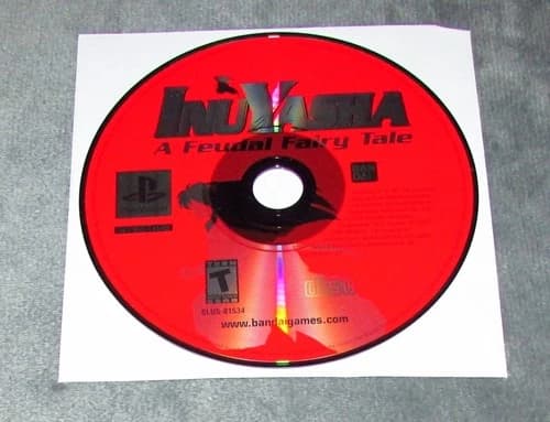 Inuyasha: A Feudal Fairy Tale (Disc Only) for Playstation PS1 Fast Shipping!