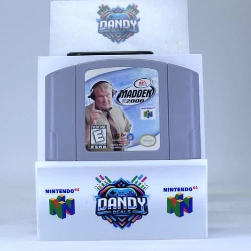 Madden 2000 N64 Authentic, Tested - Nintendo 64