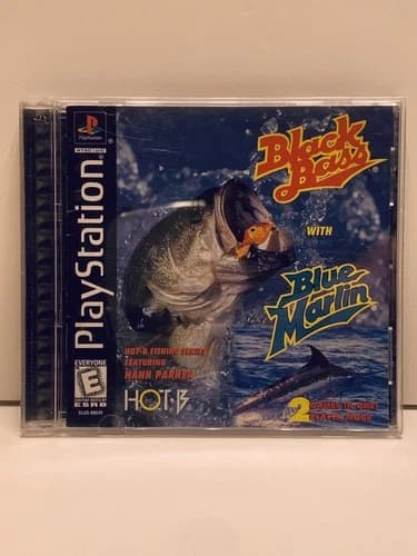 Black Bass With Blue Marlin (Sony PlayStation 1, PS1, 1999) CIB, Cleaned&Tested