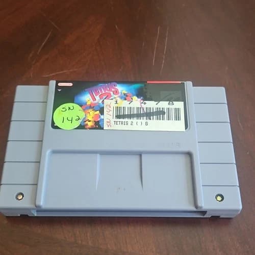 Nintendo Tetris 2 Tetris Series Nintendo SNES Game Cartridge NTSC-U/C