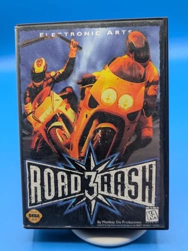 Road Rash 3 (Sega Genesis, 1995) Complete CIB, Tested/Working