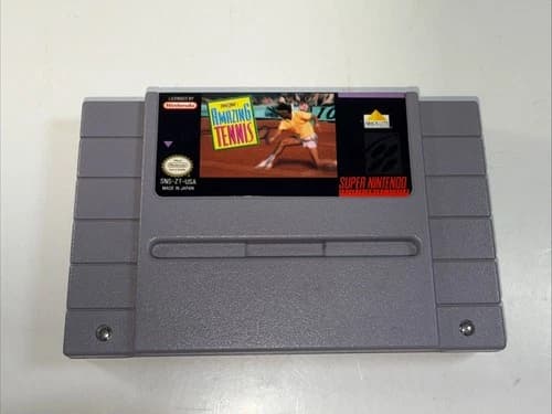 David Crane's Amazing Tennis (Super Nintendo Entertainment System, 1992) Tested!