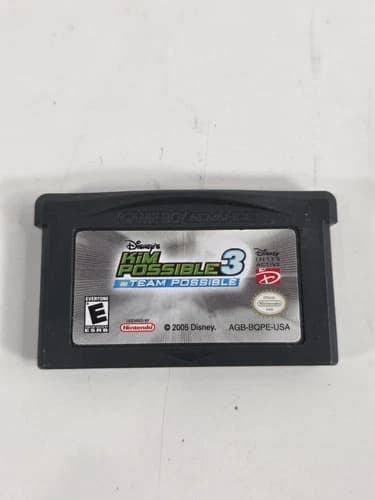 Disney's Kim Possible 3: Team Possible Nintendo Game Boy Advance 2005 Tested