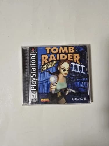 Tomb Raider III: Adventures of Lara Croft (Sony PlayStation 1, 1998) CIB PS1