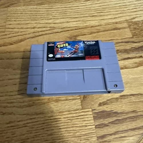 Nickelodeon Guts Super Nintendo SNES Original Authentic Game!