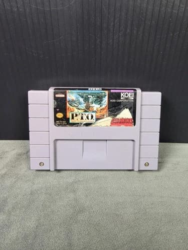 P.T.O.: Pacific Theater of Operations (SNES) Super Nintendo Cartridge Only A-1