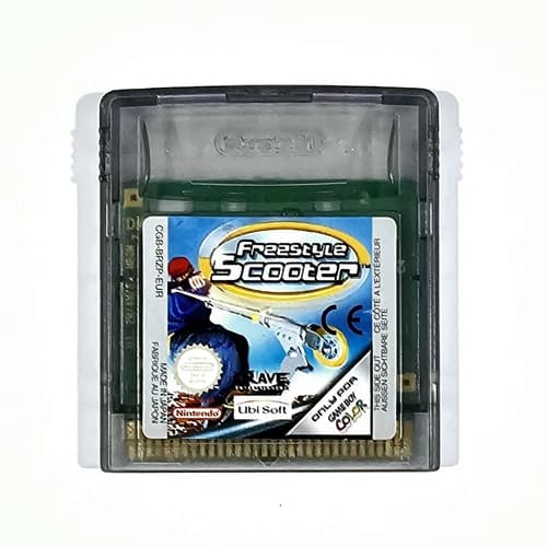 Nintendo Game Boy Color Racing Game RAZOR FREESTYLE SCOOTER Trick Scooter Fun Sports