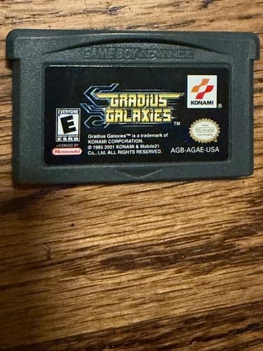 Nintendo Game Boy Advance Gradius Galaxies Game