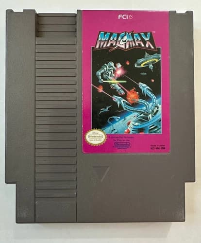 Magmax NES Game Loose Clean Label Tested