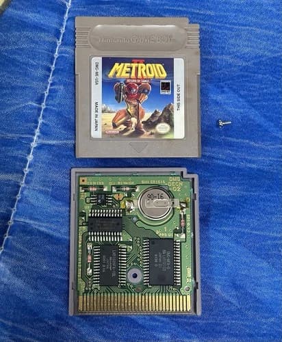 Metroid II Return of Samus (Nintendo GameBoy, 1991) 2 Video Game Tested Saves