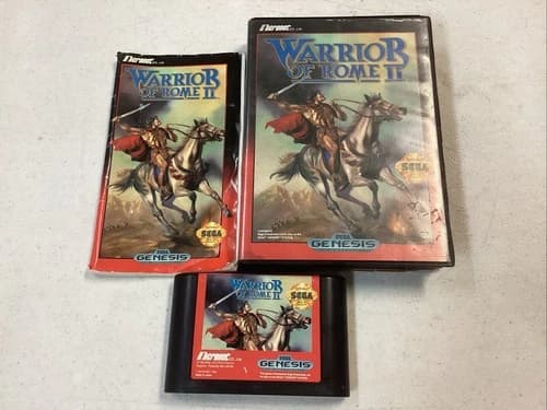 Warrior of Rome II (Sega Genesis, 1992) CIB Manual Tested
