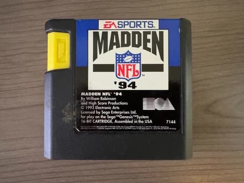 Original Sega Genesis MADDEN NFL '94 cartridge only TESTED & WORKING
