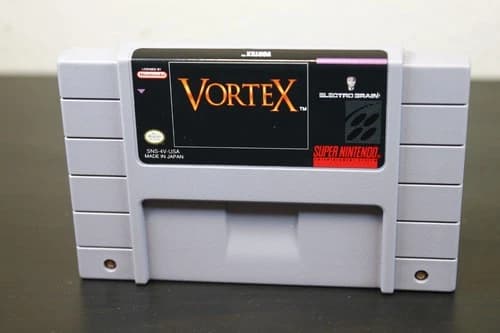 Super Nintendo SNES Vortex Super FX Game 1994 Authentic Clean Tested