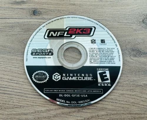 Nintendo GameCube NFL 2K3 (2003) - TESTED - DISC ONLY
