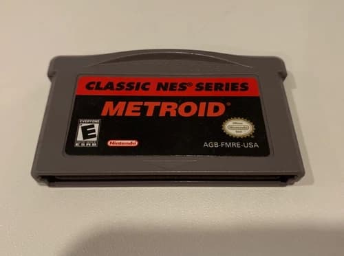METROID NES SERIES nintendo gameboy advance game cartridge
