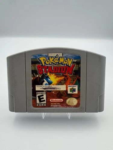 Pokemon Stadium N64 Authentic Cartridge Tested Working Acceptable Condition