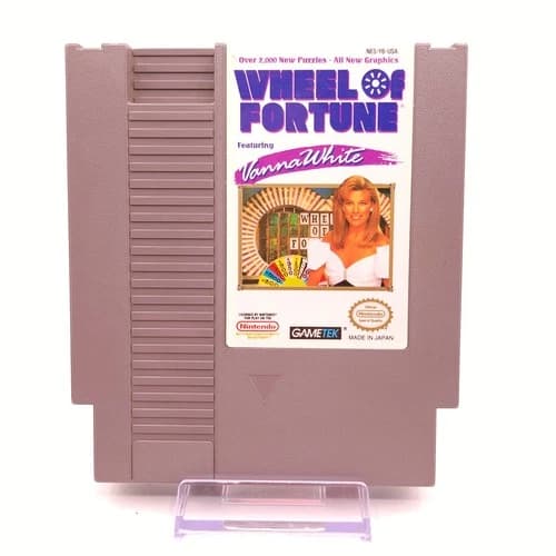 Wheel of Fortune: Featuring Vanna White (NES, 1992) Cart Only TESTED