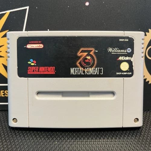 Mortal Kombat 3 Super Nintendo Snes TESTED FREE TRACKED POSTAGE
