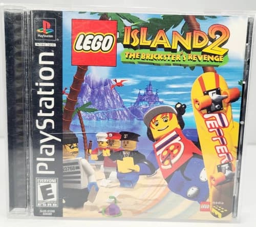LEGO Island 2: The Brickster's Revenge (Sony PlayStation 1, 2001) CIB Works
