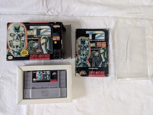 T2: The Arcade Game (Super Nintendo Entertainment System, 1993) Complete CIB