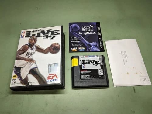 NBA Live 97 Sega Genesis Complete in Box
