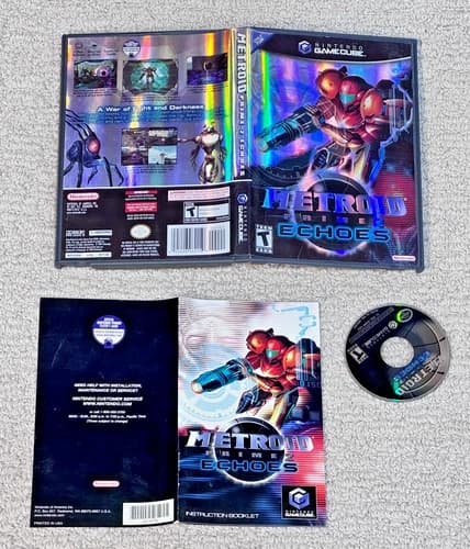 Metroid Prime 2 Echoes (Nintendo GameCube) Complete Game CIB - Tested