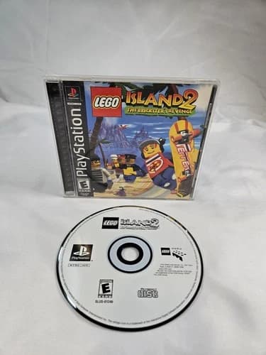 LEGO Island 2: The Brickster's Revenge (Sony PlayStation 1) Ps1 CIB W/ REG CARD