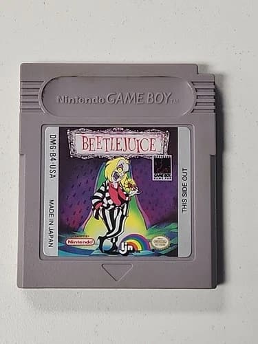 Beetlejuice Nintendo GAME BOY Authentic Tested Rare Title HTF
