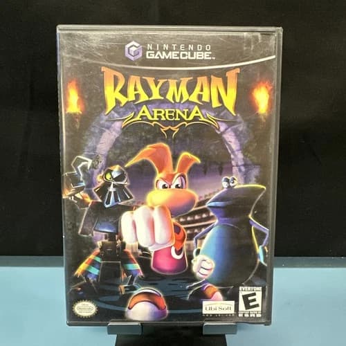 Nintendo GameCube RAYMAN ARENA Black Label CIB - Great Condition