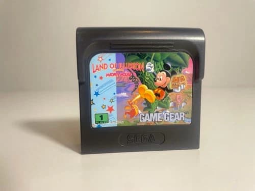 Land of Illusion Starring Mickey Mouse Sega Game Gear Authentic Game