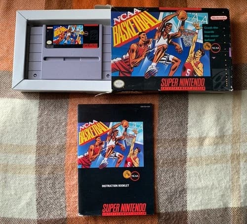 NCAA Basketball (Super Nintendo Entertainment System, 1992) Authentic
