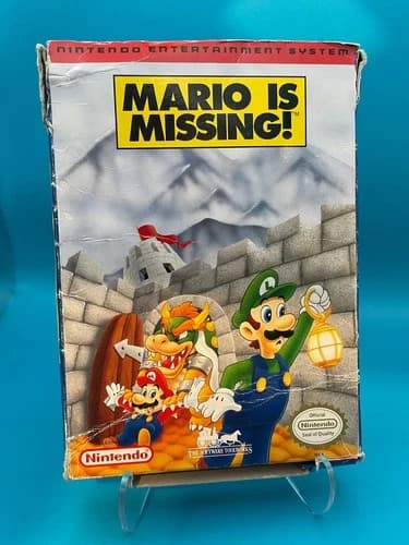 Mario Is Missing! (NES Nintendo) Complete w/ Manual READ