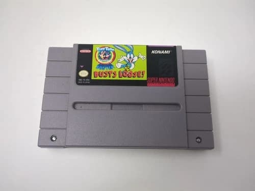 Tiny Toon Adventures Buster Busts Loose Nintendo SNES Tested Cartridge Only